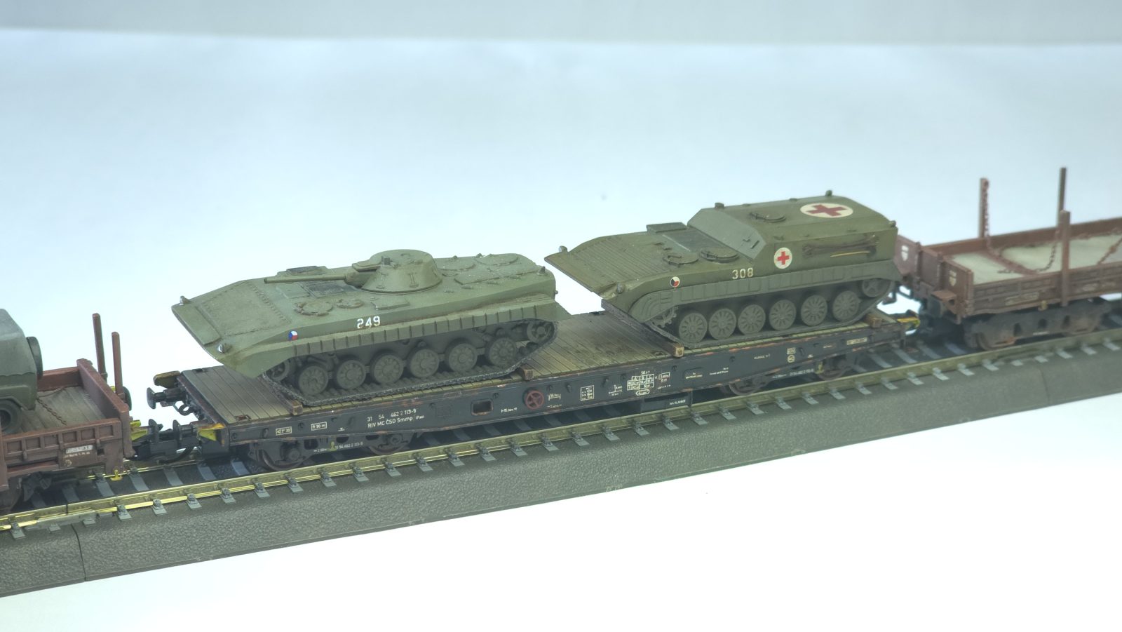 Smmp/Pao 10 ČSD s BVP 1 a BVP 1 sanita